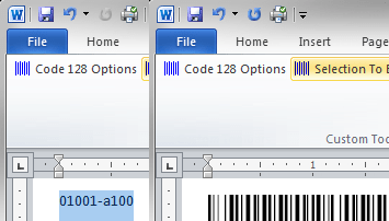 BarCodeWiz Code 128 Barcode Fonts Screenshot 1