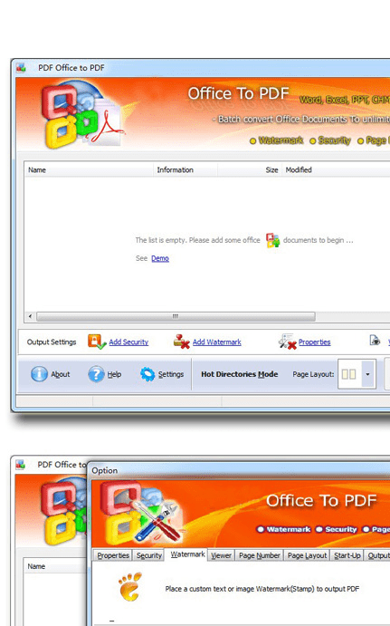Easy Office to PDF Screenshot 1