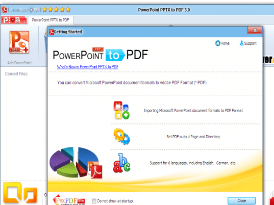 PowerPoint PPTX to PDF Screenshot 1