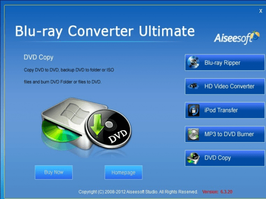 Aiseesoft Blu Ray Converter Ultimate Screenshot 1