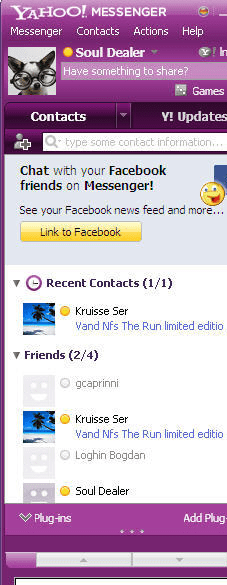 Yahoo! Messenger Screenshot 1