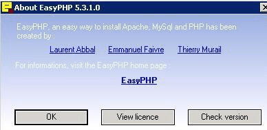 EasyPHP Screenshot 1