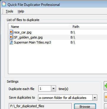 Quick File Duplicator Screenshot 1