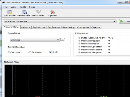 SoftPerfect Connection Emulator Screenshot 1