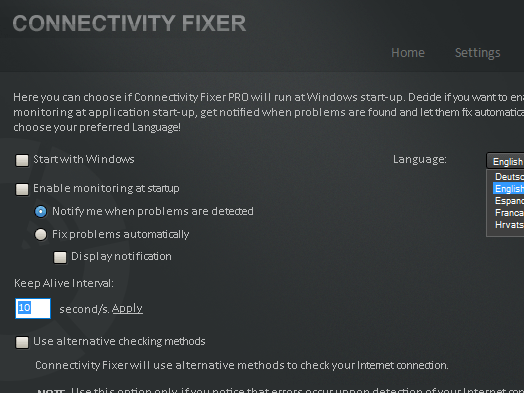 Connectivity Fixer Screenshot 1
