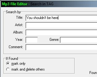 Mp3 File Editor Screenshot 1