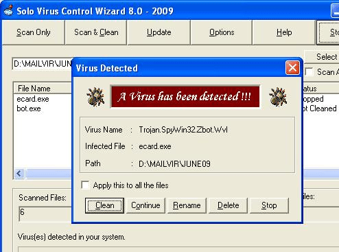 Solo Antivirus Software Screenshot 1