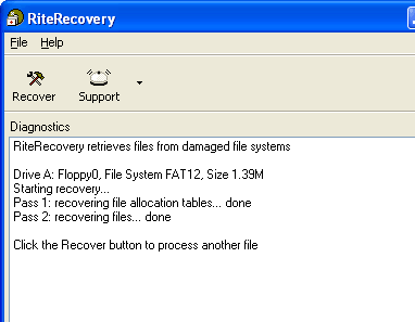 RiteRecovery Screenshot 1