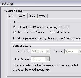 Power MP3 WAV Converter Screenshot 1