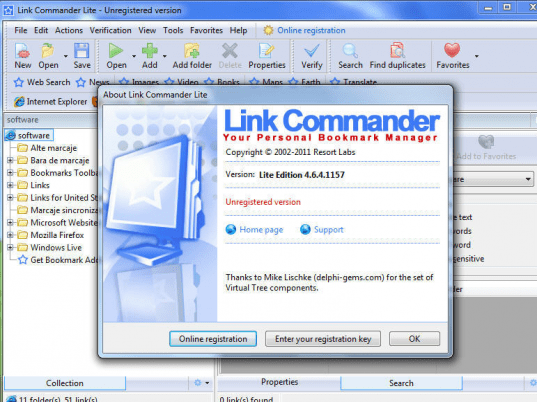 Link Commander Lite Screenshot 1