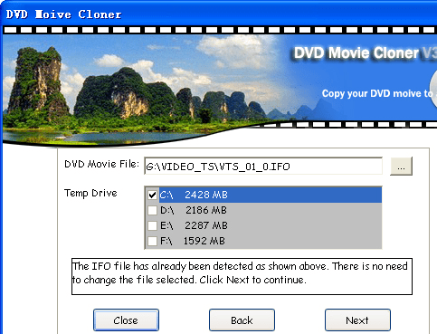 DVD Movie Cloner Screenshot 1