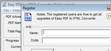 Easy PDF to HTML Converter Screenshot 1