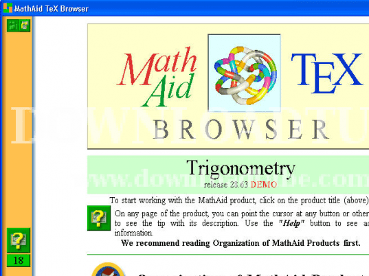 MathAid Trigonometry Screenshot 1