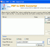 PDF to DWG Converter Std Screenshot 1