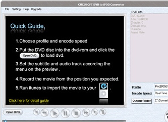 Cucusoft DVD to iPod Converter Pro 3.3 Screenshot 1