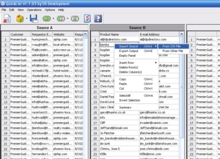 QuickList Dedupe and Merge List Software Screenshot 1