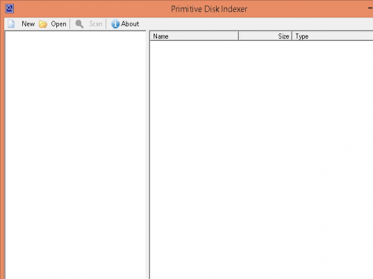 Primitive Disk Indexer Screenshot 1