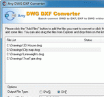 DWG to DXF Converter 2010.9 Screenshot 1