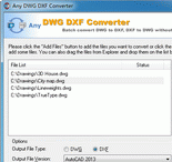DWG to DXF Converter 2011.7 Screenshot 1