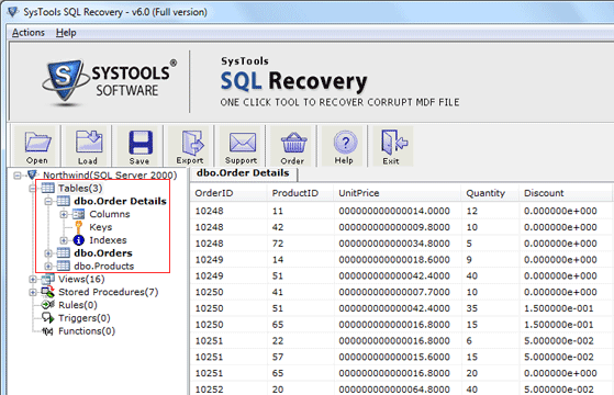Fix Corrupt SQL Database Screenshot 1