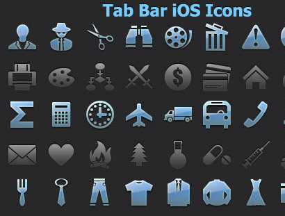 Tab Bar iOS Icons Screenshot 1