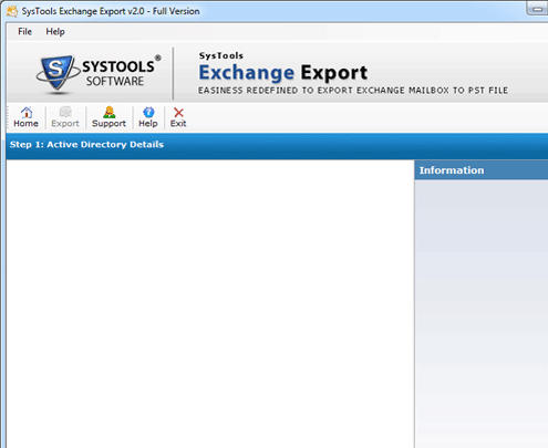Exchange Export Mailbox Screenshot 1