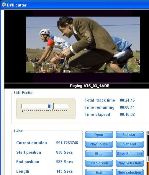 DVD cutter Screenshot 1