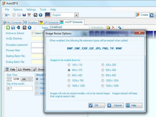 AutoZIP II Screenshot 1