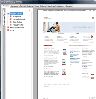ReaSoft PDF Printer Server Edition Screenshot 1