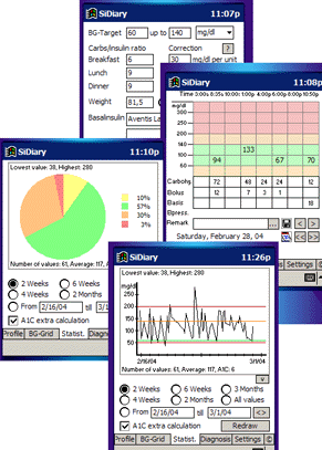Sidiary - Diabetes Management-Software Screenshot 1