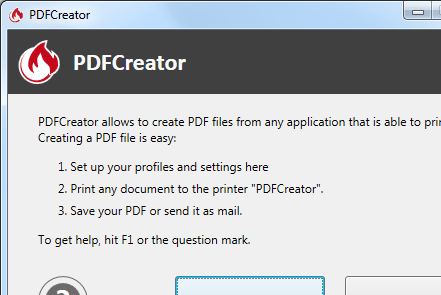 PDFCreator Screenshot 1
