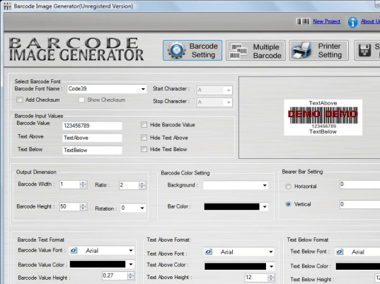 ISBN Barcode Generator Screenshot 1