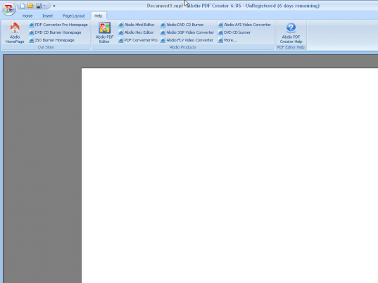 Abdio PDF Creator Screenshot 1