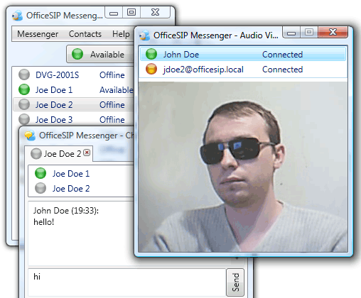 OfficeSIP Messenger Screenshot 1