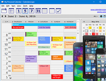 Calendarscope Screenshot 1