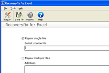 Recover Excel File Screenshot 1
