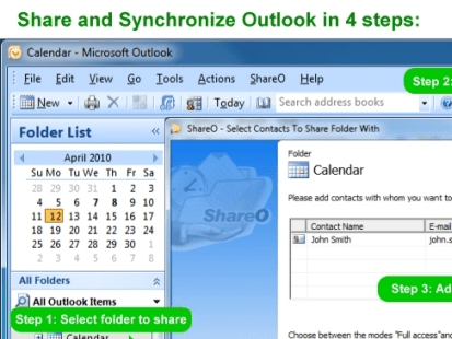 ShareO for Outlook Screenshot 1