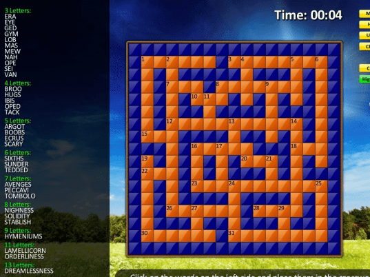 Crossword Twist Screenshot 1