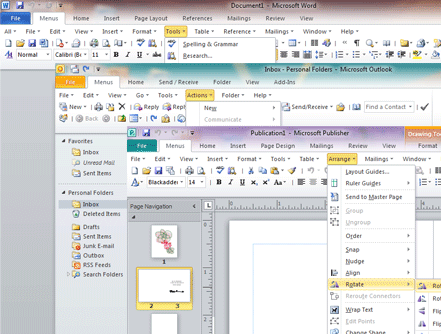 Classic Menu for Office Professional Plus 2010 Screenshot 1