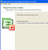 Project Recovery Toolbox Screenshot 1