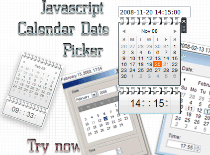 Javascript Calendar Date Picker Screenshot 1