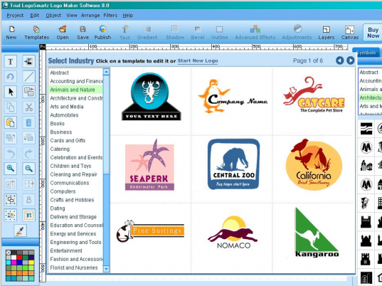 Logo Smartz Logo Maker Software Screenshot 1