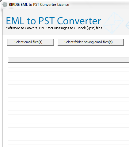 Windows Live Mail Converter Screenshot 1