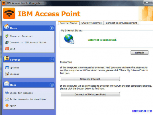 IBM Access Point Screenshot 1