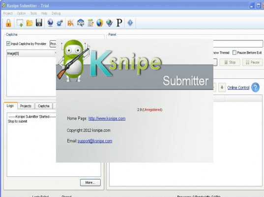 Ksnipe Submitter Screenshot 1
