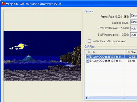 GIF to Flash Batch Creator Screenshot 1