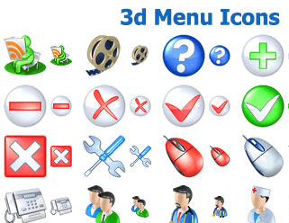 3d Menu Icons Screenshot 1