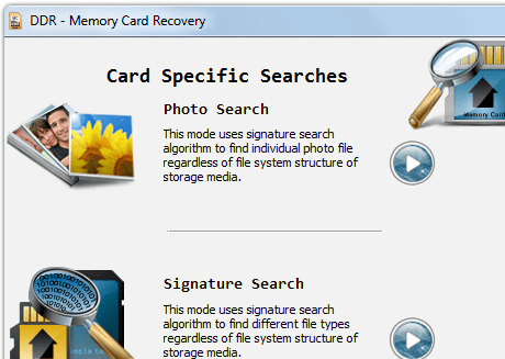 Card Restore Screenshot 1