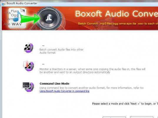 Boxoft Audio Converter Screenshot 1