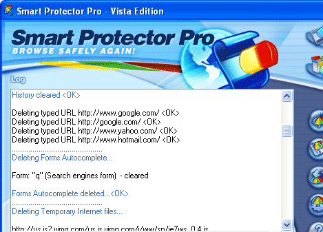 Smart Protector Pro - Internet Eraser Screenshot 1